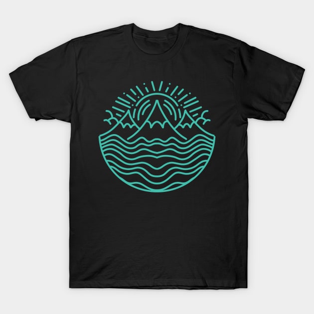 abstract mountain T-Shirt by donipacoceng